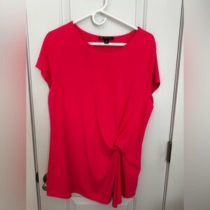 INC International Concepts Fuchsia Twist Blouse